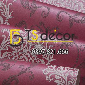 Giấy Dán Tường Hoa Cổ Điển Sang Trọng 3D219 - Ảnh 9