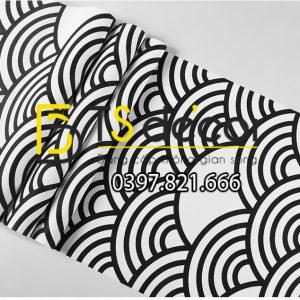 Giấy Dán Tường Phong Cách Nhật Bản Sóng Biển 3D214 - Ảnh 5