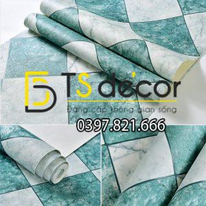 Giấy Dán Tường Gạch Caro 3D268 - Ảnh 5