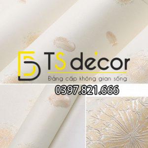 Giấy dán tường hoa bồ công anh và lông chim 3D285 - Ảnh 5