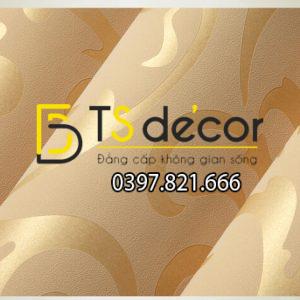 Giấy dán tường hoa móc cổ điển 3D299 - Ảnh 3