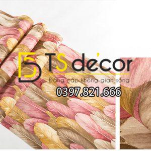 Giấy Dán Tường Lông Vũ 3D264 - Ảnh 6