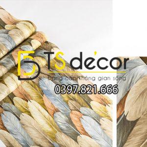 Giấy Dán Tường Lông Vũ 3D264 - Ảnh 5