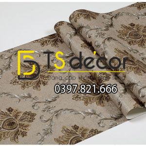 Giấy dán tường tân cổ điển 3D300 - Ảnh 4