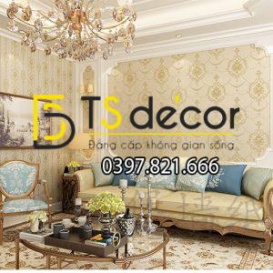 Giấy Dán Tường 3D Hoa Dập Nổi Kiểu Mỹ Damascus – 3D029 - Ảnh 6