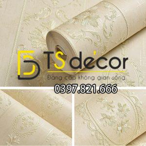 Giấy Dán Tường 3D Hoa Dập Nổi Kiểu Mỹ Damascus – 3D029 - Ảnh 5