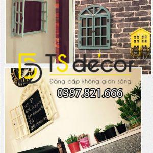 Cửa Sổ Gỗ Trang Trí Quán Cafe CS01 - Ảnh 4