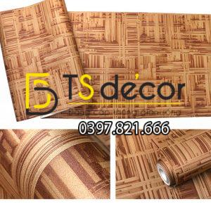 Giấy Dán Tường Họa Tiết Thanh Sắt Đan Xen 3D156 - Ảnh 3