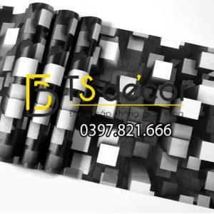 Giấy Dán Tường 3D Họa Tiết Khối Đa Chiều – 3D047 - Ảnh 7