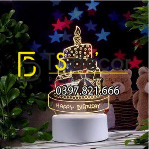 Đèn Led Trang Trí 3D Quà Tặng Sinh Nhật Độc Đáo DTT11 - Ảnh 3