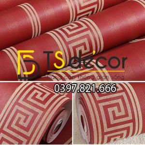 Giấy Dán Tường Sọc Dọc Họa Tiết Cổ 3D076 - Ảnh 2