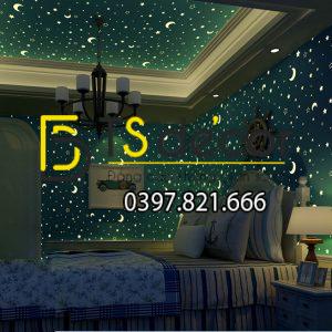 Giấy Dán Tường Dạ Quang Phát Sáng Độc Đáo 3D170 - Ảnh 2