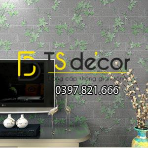 Giấy Dán Tường Dây Leo Cuốn Gạch 3D121 - Ảnh 6