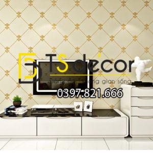 Giấy Dán Tường Giả Đá Marble Kim Cương 3D145 - Ảnh 4