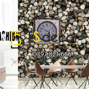 Giấy Dán Tường Giả Đá Sỏi Độc Đáo 3D153 - Ảnh 3