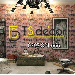 Giấy Dán Tường Giả Gạch Graffiti Hip Hop 3D216 - Ảnh 2