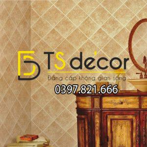 Giấy Dán Tường Giả Gạch Kim Cương 3D097 - Ảnh 4