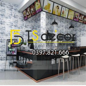 Giấy Dán Tường Giả Gạch Xi Măng 3D131 - Ảnh 4