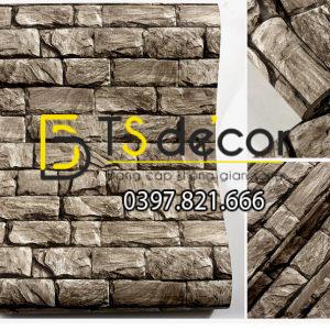 Giấy Dán Tường Giả Gạch Cho Salon Tóc 3D094 - Ảnh 4