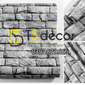 Giấy Dán Tường Giả Gạch Cho Salon Tóc 3D094 - Ảnh 5