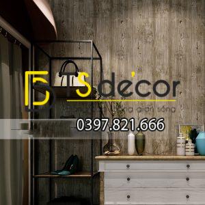 Giấy Dán Tường Giả Gỗ Xám Nâu 3D202 - Ảnh 6