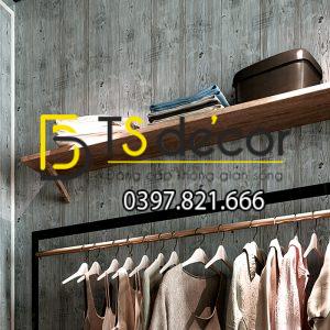 Giấy Dán Tường Giả Gỗ Xám Nâu 3D202 - Ảnh 5