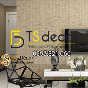 Giấy Dán Tường Giả Mành Cói 3D095 - Ảnh 4