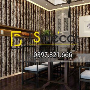 Giấy Dán Tường Giả Thân Gỗ 3D198 - Ảnh 2