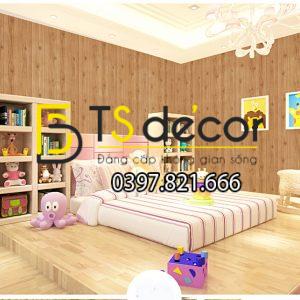 Giấy Dán Tường Giả Vân Gỗ Sang Trọng 3D190 - Ảnh 7