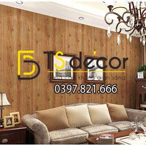 Giấy Dán Tường Giả Vân Gỗ Sang Trọng 3D190 - Ảnh 4