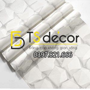 Giấy Dán Tường Khối Đa Giác Hình Học 3D Mã 3D049 - Ảnh 5