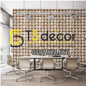 Giấy Dán Tường Khối Đa Giác Hình Học 3D Mã 3D049 - Ảnh 3
