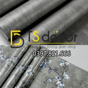 Giấy Dán Tường Hoa Cổ Phong Cách Retro 3D090 - Ảnh 5