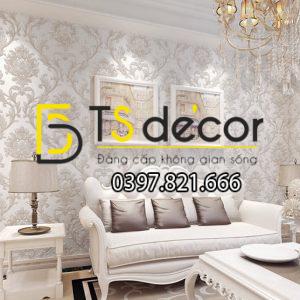 Giấy Dán Tường Hoa Cổ Điển Dập Nổi 3D212 - Ảnh 4