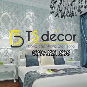 Giấy Dán Tường Hoa Cổ Điển Dập Nổi 3D212 - Ảnh 7