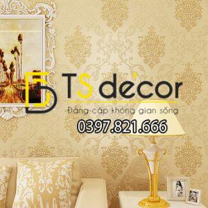 Giấy Dán Tường Hoa Cổ Điển Sang Trọng 3D219 - Ảnh 5