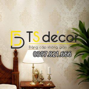 Giấy Dán Tường Hoa Cổ Điển Sang Trọng 3D219 - Ảnh 3