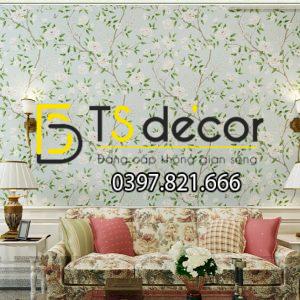 Giấy Dán Tường Hoa Mơ Trắng Tinh Khôi 3D126 - Ảnh 3