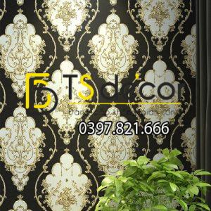 Giấy Dán Tường Họa Tiết Damascus Châu Âu 3D236 - Ảnh 6