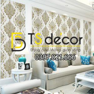 Giấy Dán Tường Họa Tiết Damascus Châu Âu 3D236 - Ảnh 2