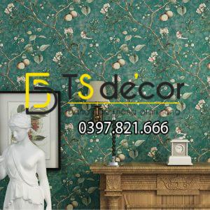 Giấy Dán Tường Họa Tiết Cây Táo 3D120 - Ảnh 2