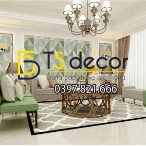 Giấy Dán Tường 3D – Họa Tiết Hình Học 3 Chiều Hiện Đại 3D004 - Ảnh 6