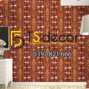 Giấy Dán Tường Kẻ Sọc Kiểu Hoàng Gia 3D184 - Ảnh 7