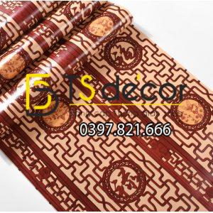 Giấy Dán Tường Khắc Gỗ Kiểu Hoàng Cung 3D167 - Ảnh 4