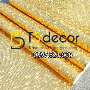 Giấy Dán Tường Khảm Vàng Bạc Óng Ánh 3D182 - Ảnh 4