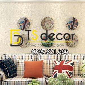 Giấy Dán Tường Kiểu Nhám Sơn Gai 3D204 - Ảnh 3