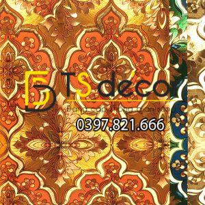 Giấy Dán Tường Phòng Thờ Hoa Cổ Điển 3D197 - Ảnh 5
