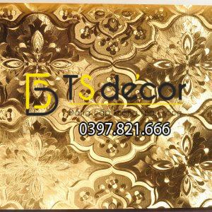 Giấy Dán Tường Phòng Thờ Hoa Cổ Điển 3D197 - Ảnh 3