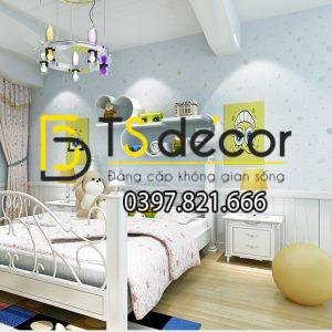Giấy Dán Tường Trăng Sao Phòng Của Bé 3D136 - Ảnh 6