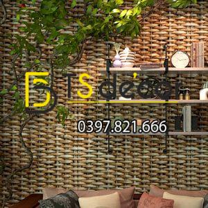 Giấy Dán Tường Tre Đan Thủ Công Mỹ Nghệ 3D239 - Ảnh 6